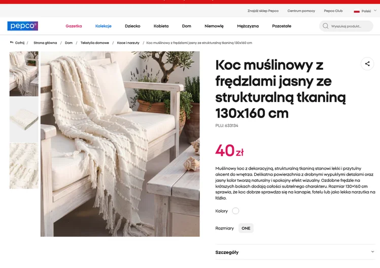 Zdjęcie Ten koc z Pepco robi klimat jak z hotelu. Kosztuje tylko 40 zł #1