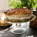 Tort łososiowo-szpinakowy