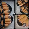 Pedicure- efekt tłuczącego się szkła