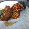 Ser halloumi w cukinii z malinami