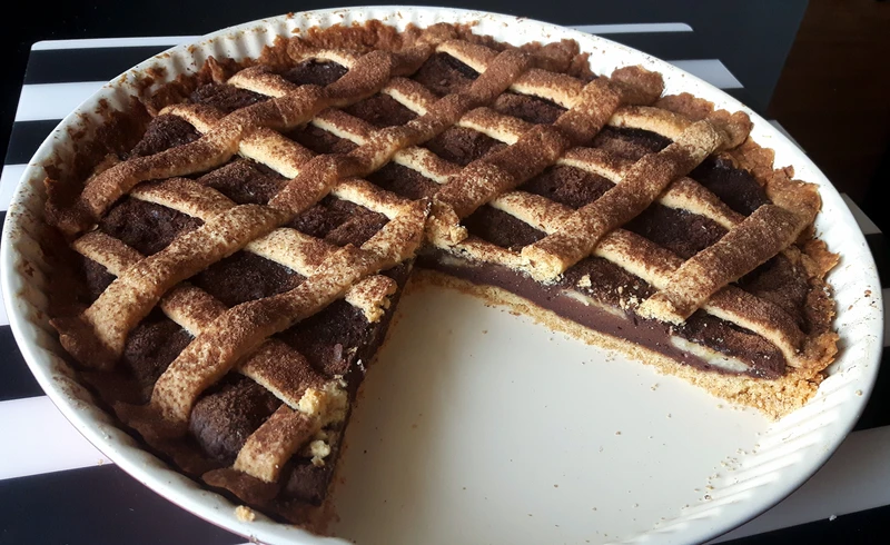 Tarta czekoladowa z bananami
