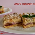 Ciasto z rabarbarem i kruszonką