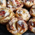 Różyczki z jabłkami na kruchym cieście