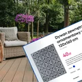 Ten dywan z Pepco za 40 zł odmieni nudny balkon i taras! Duży i na każdą pogodę, a oryginalny wzór przyciąga uwagę