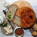 Łatwy bezglutenowy chleb ziemniaczany z nasionami babki jajowatej ( Vege & Gluten free)