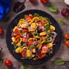 Sałatka z gnocchi i boczniakami