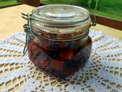 Konfitura z rajskich jabłuszek