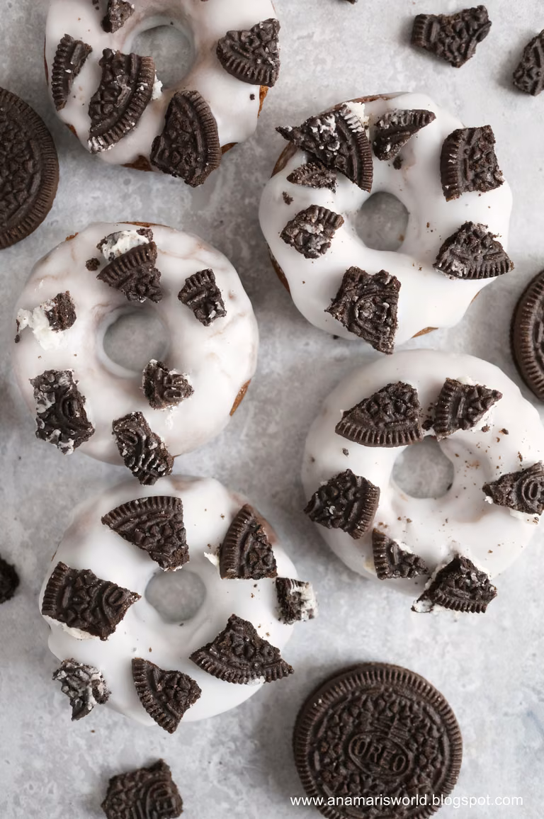 Piernikowe oreo donuts