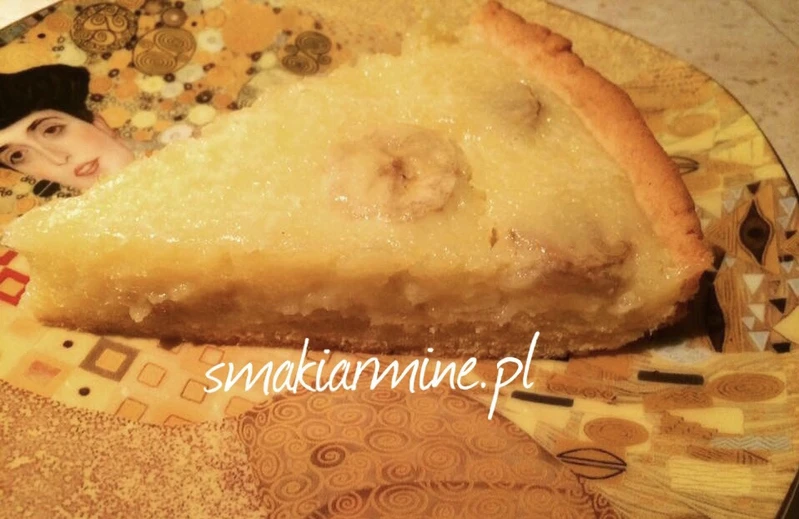 Ciasto bananowe na kruchym spodzie