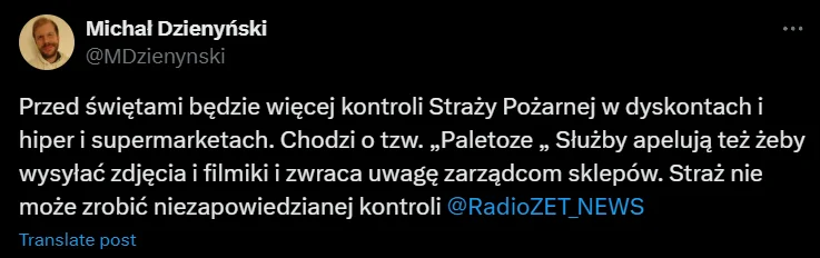 Zdjęcie Straż Pożarna rozpoczyna ogólnopolską akcję! Sklepy mogą zostać zamknięte przed samymi Świętami #1