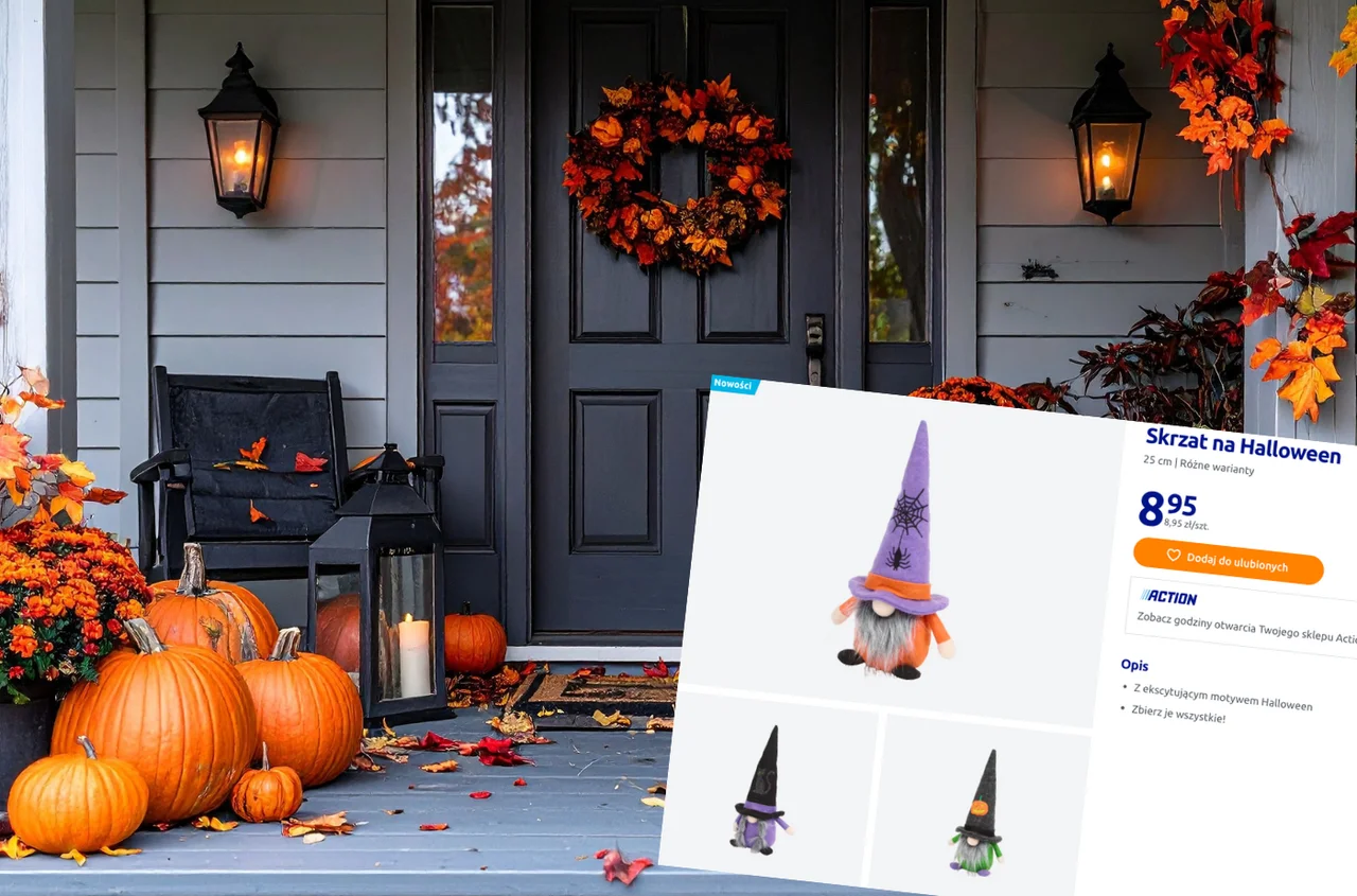 Ten skrzat z Action to hit sezonu! Idealny na Halloween, 6 wzorów i cena tylko 8,95 zł