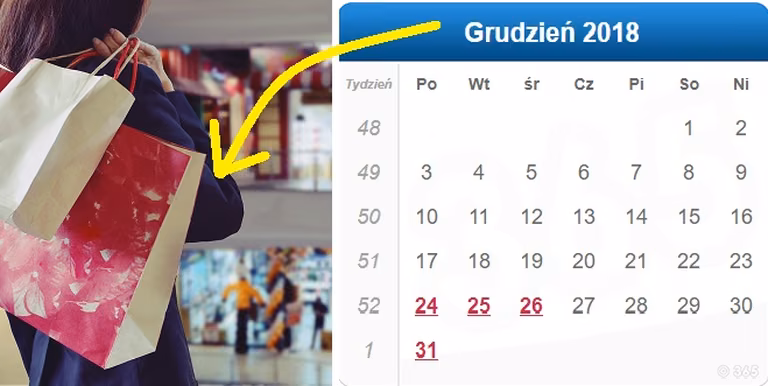 Niedziele handlowe w grudniu 2018 – ZMIANY