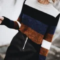 Sweter w pasy