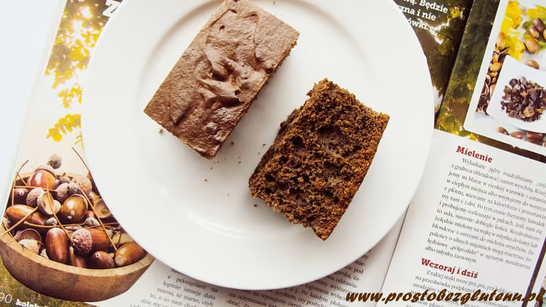 Ciasto z  mąką z żołędzi ( bez glutenu )
