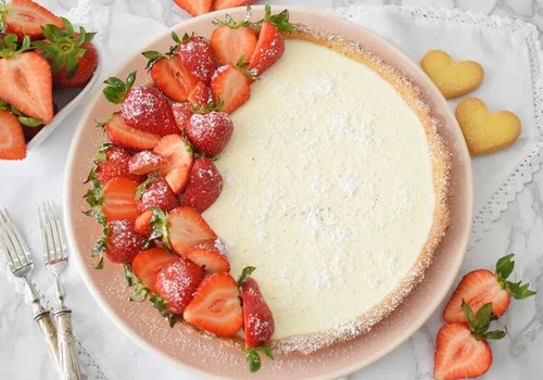 Waniliowa tarta panna cotta