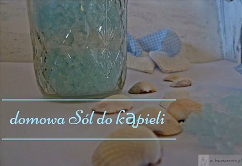 domowa sól do kąpieli DIY