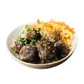 Wegetariańskie pulpety w sosie teriyaki