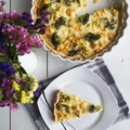 Tarta z kukurydzą i brokułami