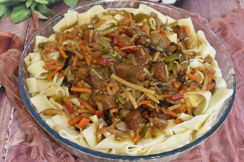 Kaczka z warzywami