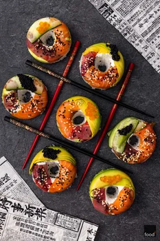 Sushi donuts - sushi w kształcie pączków