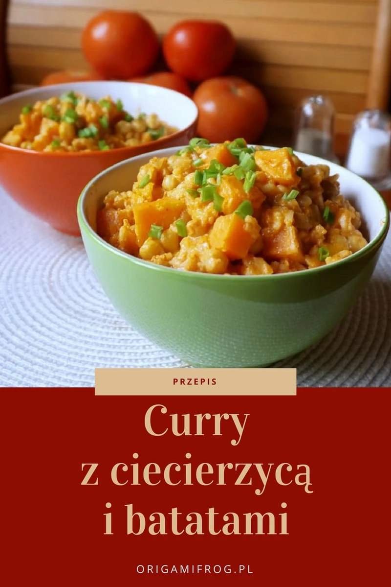 Curry z ciecierzycy i batatów