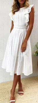 Subtelna, biała sukienka