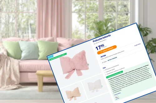 Te poduszki kokardki z Action za 17 zł odmienią każdą kanapę! Boskie pastelowe kolory i supermiękki materiał to boski duet na wiosnę