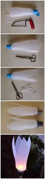Ciekawy lampion zrobiony z butelki - instrukcja