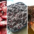 Czekoladowe ciasto drożdżowe z owocami i kruszonką