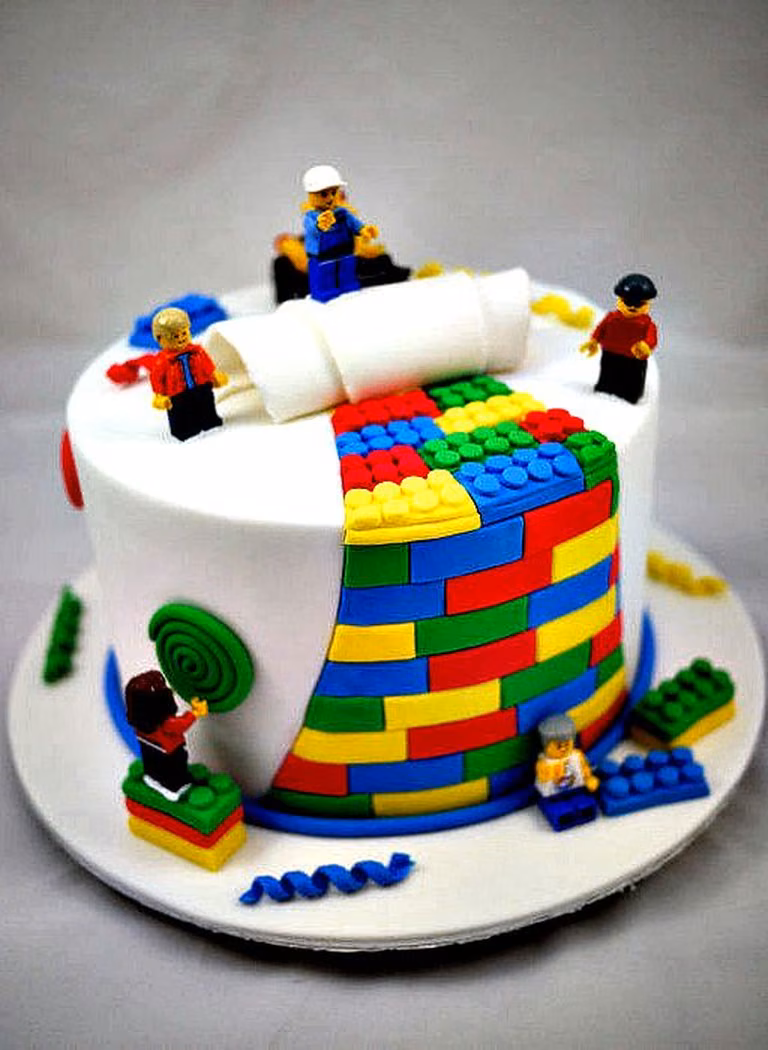 Torcik lego