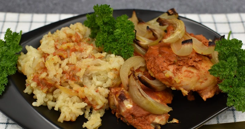 Udka Tandoori z ryżem