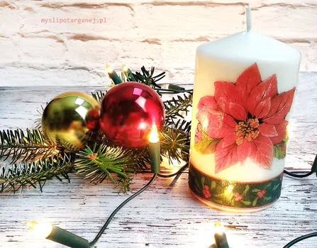 Jak ozdobić świeczkę metodą decoupage – pomysł na prezent DIY