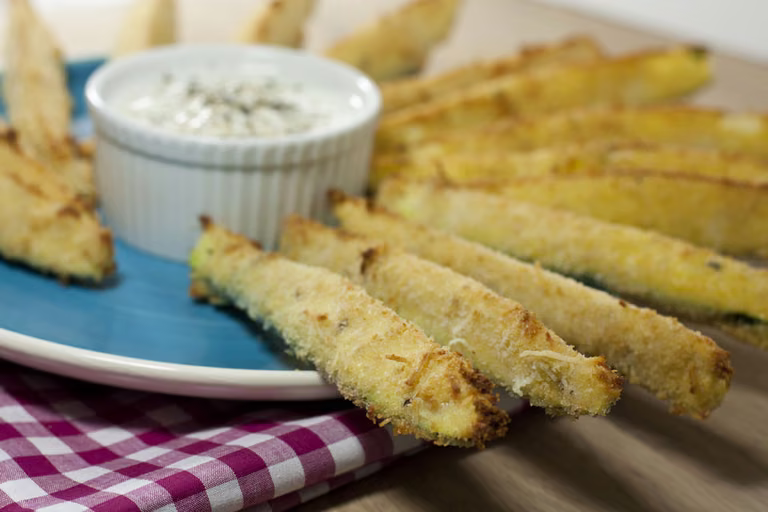 Pieczone frytki z cukinii
