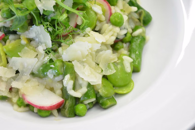 Wiosenne risotto z warzywami