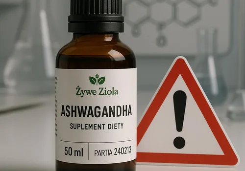 Partie suplementu Ahwagandha wycofane z obrotu! Wykryto przekroczone stężenie chlorpiryfosu