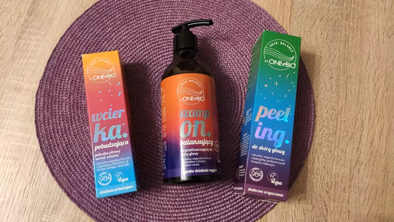 OnlyBio Hair Balance - wcierka, peeling i szampon do włosów •