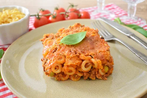 Zapiekanka makaronowa po sycylijsku