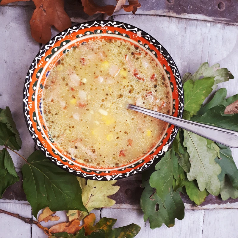 ZUPA ZIEMNIACZANA Z KUKURYDZĄ