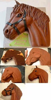 Tort w kształcie konia