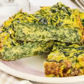 Frittata ze szpinakiem