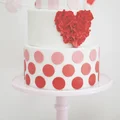 Torcik z serduszkami