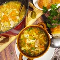Zupa z warzyw i mięsa rosołowego a 'la flaki