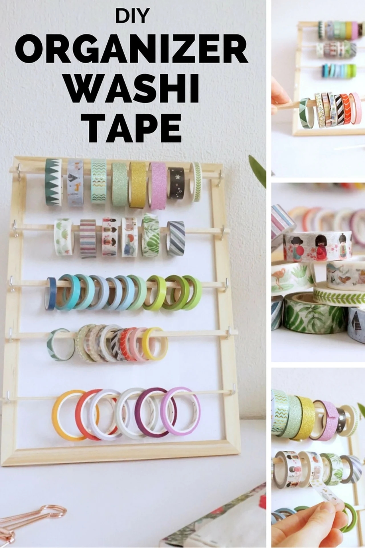 DIY Organizer na washi tape
