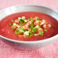 Chłodnik z arbuza i melona z salsą