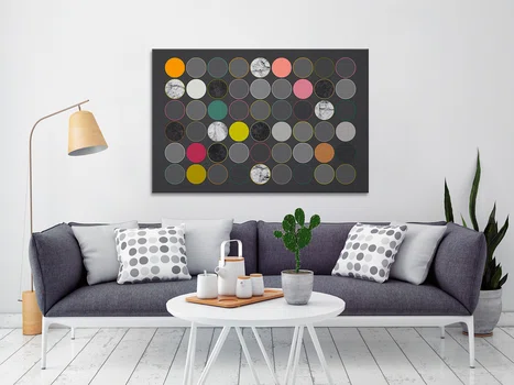 Wielka szarada - nowoczesny obraz na płótnie