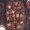 Brownie z malinami