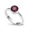 Pierścionek z rubinem
