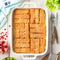 Zapiekanka ziemniaczana z paluszkami rybnymi (5 składników)
