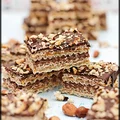 Domowe wafle czekoladowo-orzechowo-kajmakowe