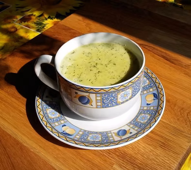 Zupa krem ze świeżych ogórków